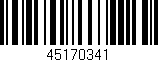 Código de barras (EAN, GTIN, SKU, ISBN): '45170341'