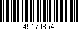 Código de barras (EAN, GTIN, SKU, ISBN): '45170854'