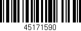 Código de barras (EAN, GTIN, SKU, ISBN): '45171590'