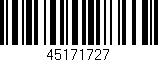 Código de barras (EAN, GTIN, SKU, ISBN): '45171727'