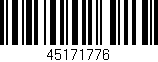 Código de barras (EAN, GTIN, SKU, ISBN): '45171776'