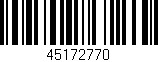 Código de barras (EAN, GTIN, SKU, ISBN): '45172770'