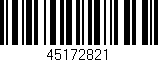 Código de barras (EAN, GTIN, SKU, ISBN): '45172821'