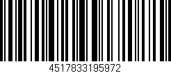 Código de barras (EAN, GTIN, SKU, ISBN): '4517833195972'