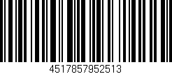 Código de barras (EAN, GTIN, SKU, ISBN): '4517857952513'