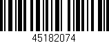 Código de barras (EAN, GTIN, SKU, ISBN): '45182074'