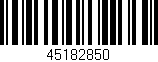 Código de barras (EAN, GTIN, SKU, ISBN): '45182850'