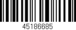 Código de barras (EAN, GTIN, SKU, ISBN): '45186685'