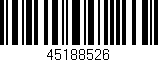Código de barras (EAN, GTIN, SKU, ISBN): '45188526'