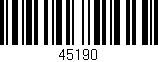 Código de barras (EAN, GTIN, SKU, ISBN): '45190'