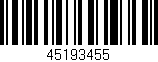 Código de barras (EAN, GTIN, SKU, ISBN): '45193455'
