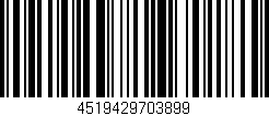 Código de barras (EAN, GTIN, SKU, ISBN): '4519429703899'