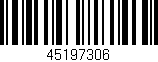 Código de barras (EAN, GTIN, SKU, ISBN): '45197306'