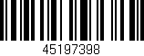 Código de barras (EAN, GTIN, SKU, ISBN): '45197398'