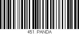 Código de barras (EAN, GTIN, SKU, ISBN): '451/PANDA'