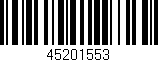 Código de barras (EAN, GTIN, SKU, ISBN): '45201553'