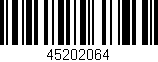 Código de barras (EAN, GTIN, SKU, ISBN): '45202064'
