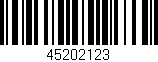 Código de barras (EAN, GTIN, SKU, ISBN): '45202123'