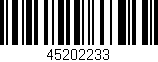 Código de barras (EAN, GTIN, SKU, ISBN): '45202233'