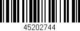 Código de barras (EAN, GTIN, SKU, ISBN): '45202744'