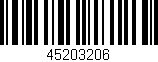 Código de barras (EAN, GTIN, SKU, ISBN): '45203206'