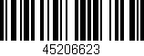 Código de barras (EAN, GTIN, SKU, ISBN): '45206623'
