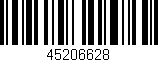 Código de barras (EAN, GTIN, SKU, ISBN): '45206628'