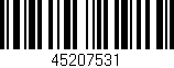 Código de barras (EAN, GTIN, SKU, ISBN): '45207531'