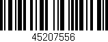 Código de barras (EAN, GTIN, SKU, ISBN): '45207556'