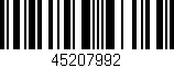 Código de barras (EAN, GTIN, SKU, ISBN): '45207992'