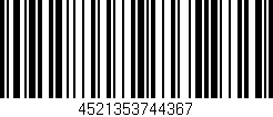 Código de barras (EAN, GTIN, SKU, ISBN): '4521353744367'