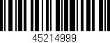 Código de barras (EAN, GTIN, SKU, ISBN): '45214999'
