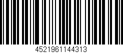 Código de barras (EAN, GTIN, SKU, ISBN): '4521961144313'