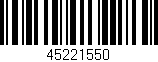 Código de barras (EAN, GTIN, SKU, ISBN): '45221550'