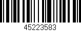 Código de barras (EAN, GTIN, SKU, ISBN): '45223583'