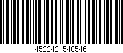 Código de barras (EAN, GTIN, SKU, ISBN): '4522421540546'
