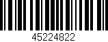 Código de barras (EAN, GTIN, SKU, ISBN): '45224822'