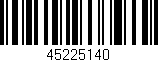 Código de barras (EAN, GTIN, SKU, ISBN): '45225140'
