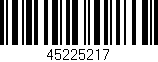 Código de barras (EAN, GTIN, SKU, ISBN): '45225217'