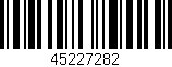 Código de barras (EAN, GTIN, SKU, ISBN): '45227282'