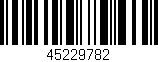 Código de barras (EAN, GTIN, SKU, ISBN): '45229782'