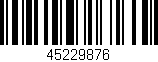 Código de barras (EAN, GTIN, SKU, ISBN): '45229876'