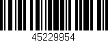 Código de barras (EAN, GTIN, SKU, ISBN): '45229954'