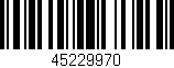 Código de barras (EAN, GTIN, SKU, ISBN): '45229970'