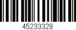 Código de barras (EAN, GTIN, SKU, ISBN): '45233329'