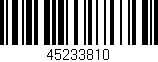 Código de barras (EAN, GTIN, SKU, ISBN): '45233810'