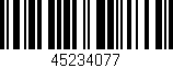Código de barras (EAN, GTIN, SKU, ISBN): '45234077'