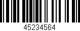 Código de barras (EAN, GTIN, SKU, ISBN): '45234564'