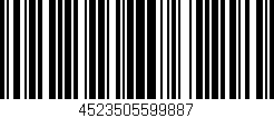 Código de barras (EAN, GTIN, SKU, ISBN): '4523505599887'