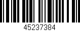 Código de barras (EAN, GTIN, SKU, ISBN): '45237384'